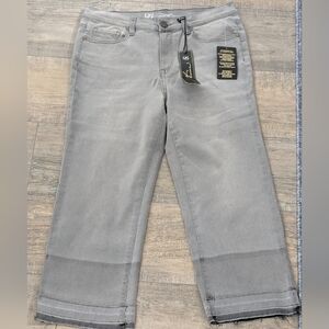 DG2 virtual stretch 12P cropped jeans gray